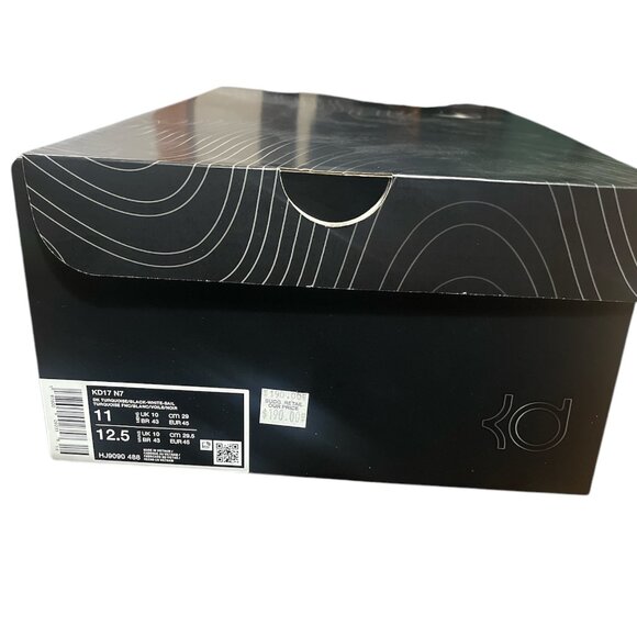 NIKE KEVIN DURANT KD17 N7 Turquoise HJ9090-488 Men's Size 11 NEW with Box - Picture 3 of 3